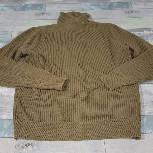 Olive LE 31 Heavy Sweater Cardigan sz (G) Large - Picture 4 of 5